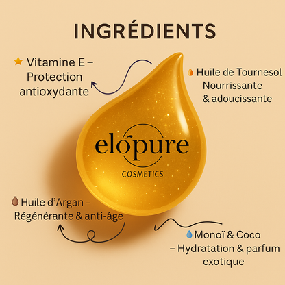 L'Huile scintillante pailletée SPF 30