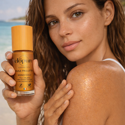Huile Scintillante SPF 30 – Bronzage Sublime & Protection Solaire