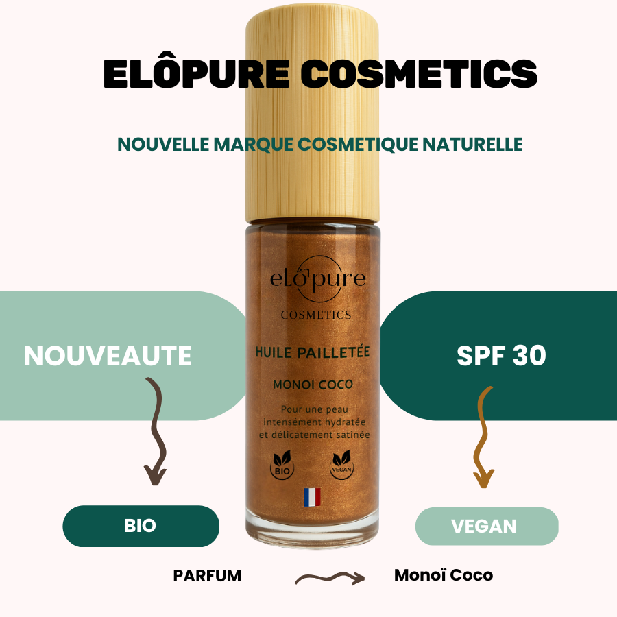 L'Huile scintillante pailletée SPF 30