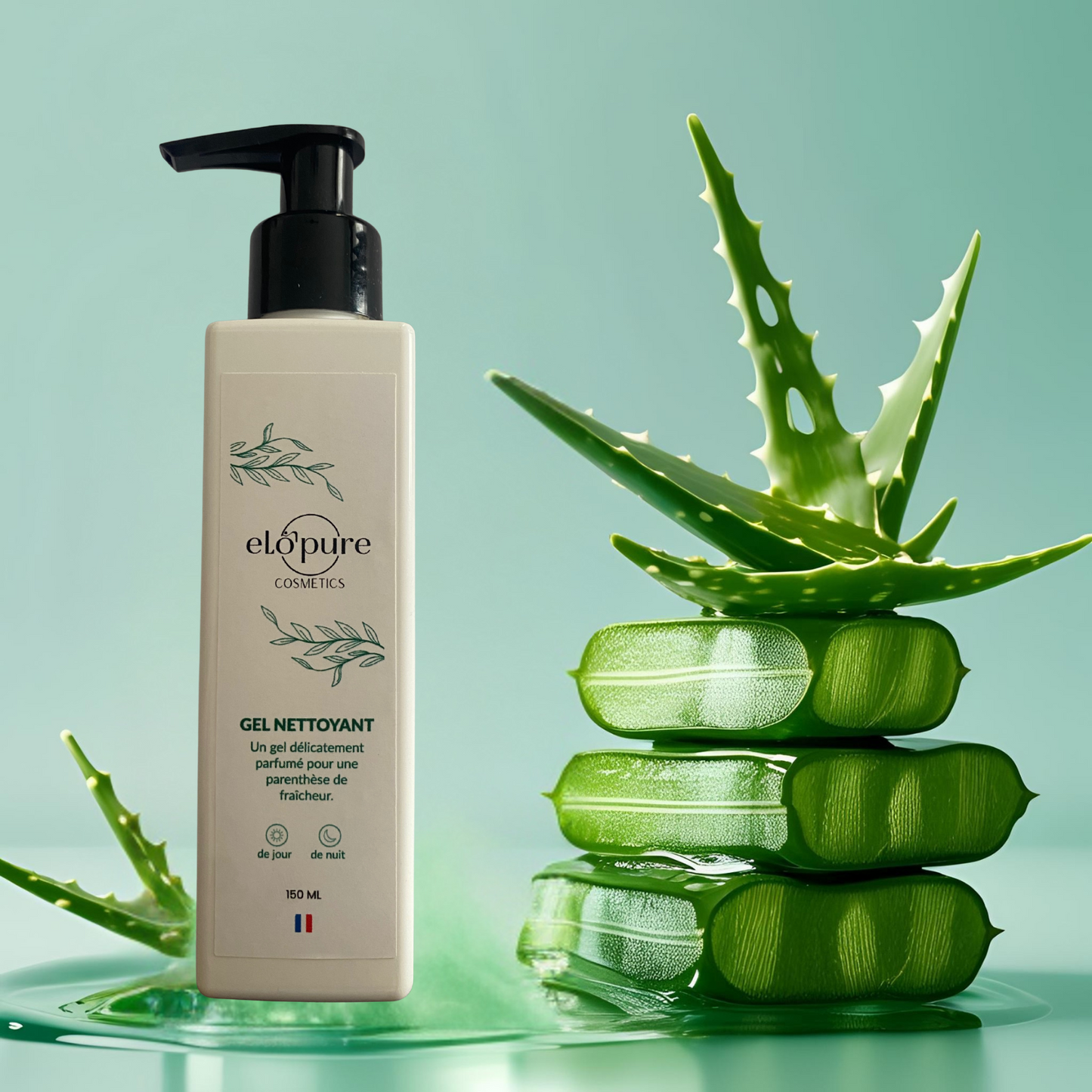 Gel Nettoyant  à l’Eucalyptus – Effet Fraîcheur Instantanée – Hydratant & Purifiant – 150ml