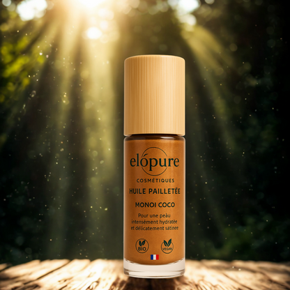 Huile Scintillante SPF 30 – Bronzage Sublime & Protection Solaire