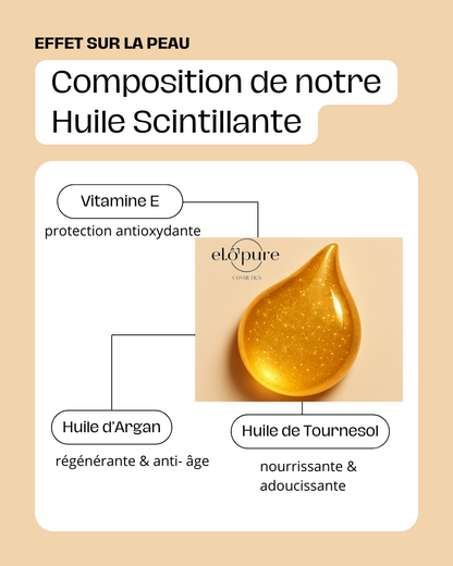 Huile Scintillante SPF 30 – Bronzage Sublime & Protection Solaire